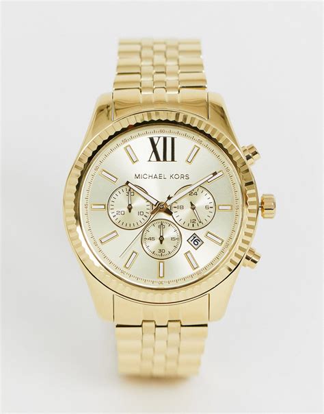 women's lexington michael kors watch|replace movement michael kors 8281.